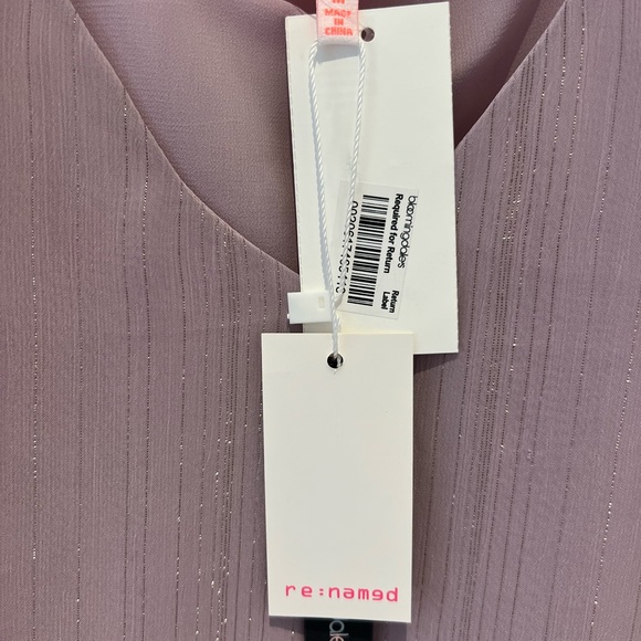 re:named (Bloomingdale’s) Light Purple Sparkle Tank - Picture 2 of 2
